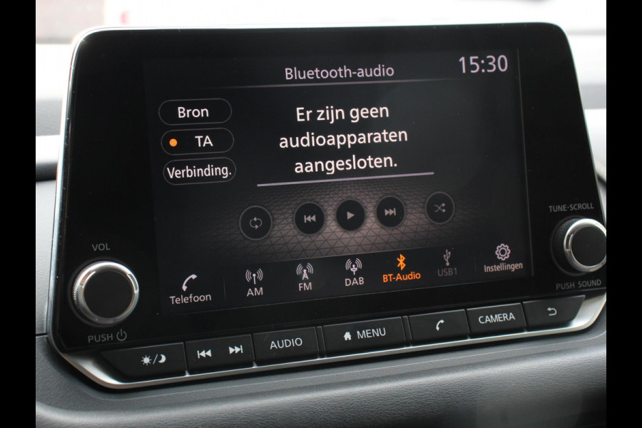 Nissan QASHQAI 1.3 MHEV 158pk Automaat Xtronic Acenta Navigatie Apple Carplay/Andoid Auto Parkeersensor achter Camera Adaptive Cruise Control Blind Spot Assist Stuur- en stoelverwarming Ledverlichting Climate control