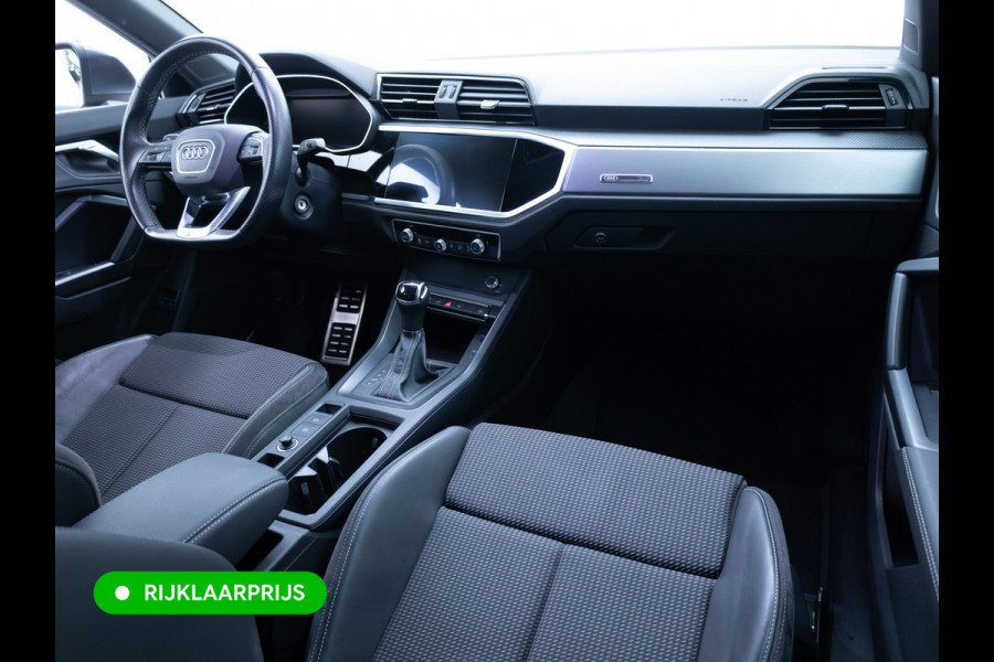 Audi Q3 Sportback 45 TFSI e S Edition 245 PK | 2x S-Line | Elec. achterklep | 360 Camera | Virtual cockpit | Navigatie | Cruise control, Apple Carplay, Android auto