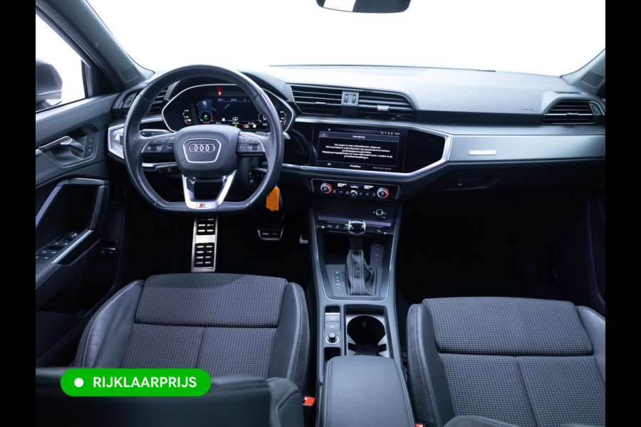 Audi Q3 Sportback 45 TFSI e S Edition 245 PK | 2x S-Line | Elec. achterklep | 360 Camera | Virtual cockpit | Navigatie | Cruise control, Apple Carplay, Android auto