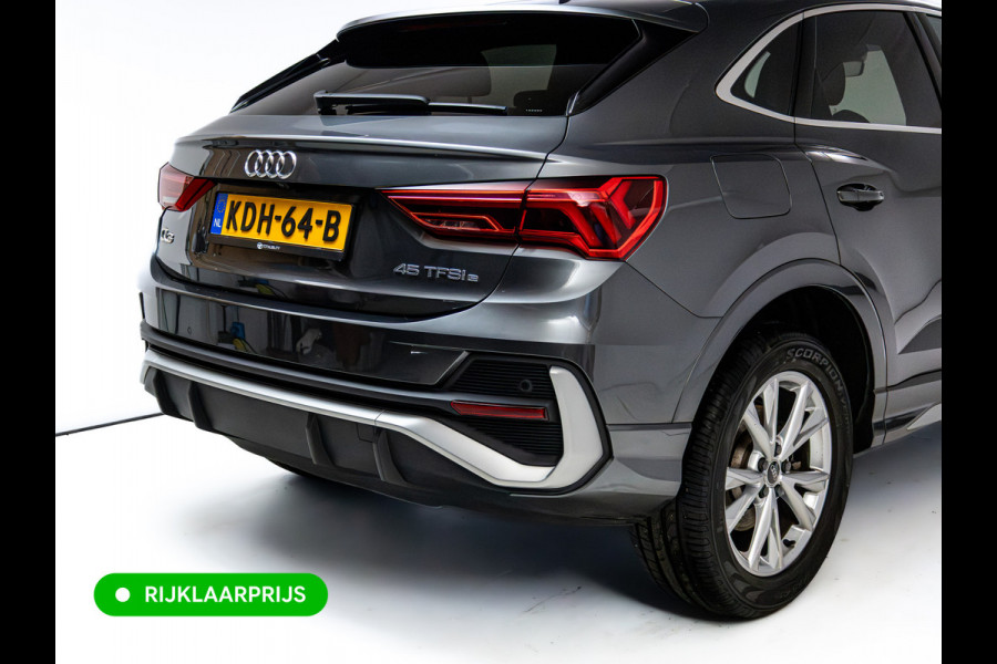 Audi Q3 Sportback 45 TFSI e S Edition 245 PK | 2x S-Line | Elec. achterklep | 360 Camera | Virtual cockpit | Navigatie | Cruise control, Apple Carplay, Android auto
