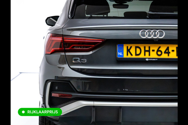 Audi Q3 Sportback 45 TFSI e S Edition 245 PK | 2x S-Line | Elec. achterklep | 360 Camera | Virtual cockpit | Navigatie | Cruise control, Apple Carplay, Android auto