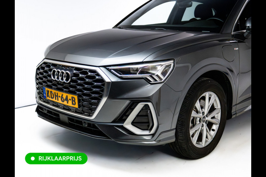 Audi Q3 Sportback 45 TFSI e S Edition 245 PK | 2x S-Line | Elec. achterklep | 360 Camera | Virtual cockpit | Navigatie | Cruise control, Apple Carplay, Android auto