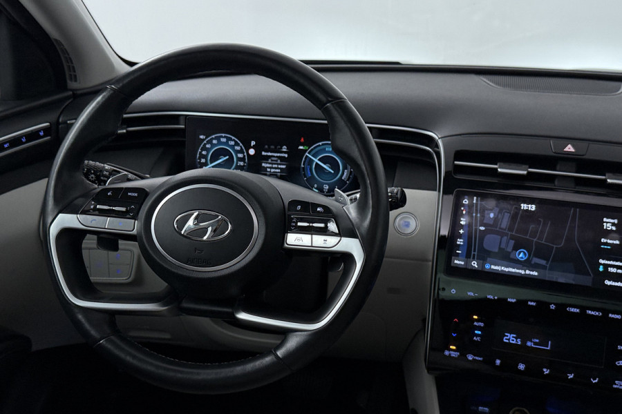 Hyundai Tucson 1.6 T-GDI PHEV Premium Sky 4WD (PANORAMADAK, TREKHAAK, 360 CAMERA, STOEL/-STUURVERWARMING, STOELKOELING, 1e EIG)