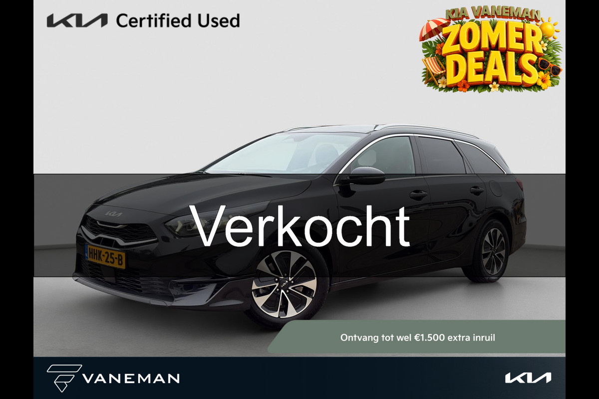 Kia Ceed Sportswagon 1.0 T-GDi MHEV Design Edition | Automaat | JBL | Stoel- en Stuurverwarming | Lane Assist | Dode Hoek Assistentie | Navi | Apple Carplay & Android Auto |
