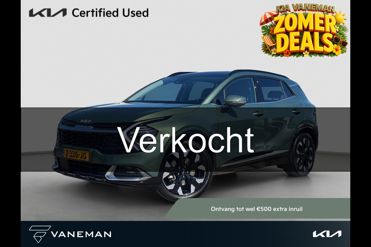 Kia Sportage 1.6 T-GDi Plug-in Hybrid AWD DynamicPlusLine Panoramadak | Stoelverwarming voor/achter | Camera | Trekhaak | Elektrische Stoelen | Cruise | Apple Carplay & Android Auto |