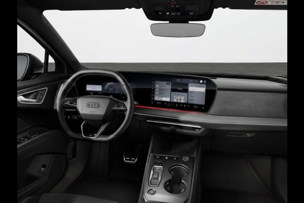 Audi Q4 e-tron S edition 82 kWh 286 pk | Glazen panoramadak | Techniekpakket plus | Trekhaak | S line leder zwart |