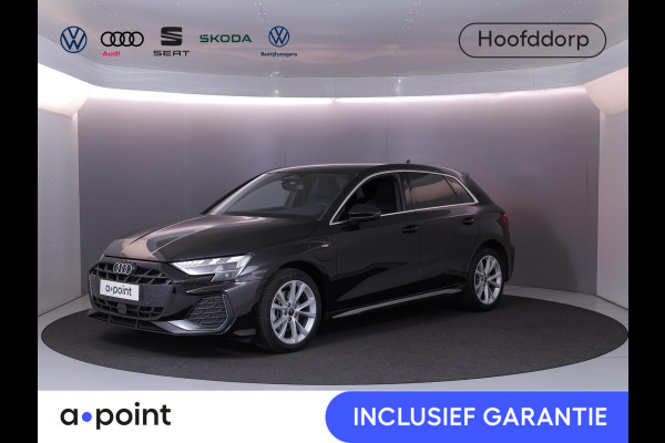 Audi A3 Sportback 40 TFSI e S edition 204 pk S-tronic | Verlengde garantie | Parkeersensoren (Park assist) | Achteruitrijcamera | Adaptieve cruise control | Autom. airco (3 zones) | S-Line |