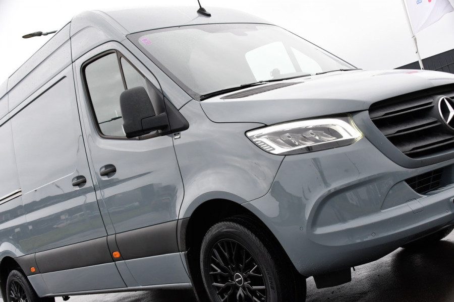 Mercedes-Benz Sprinter 317 2.2 CDI L2H2 PB Edition 360 Camera, Cruise, LED, Carplay, Leder, Stoelverwarming, Standkachel, 10,5'' Mbux, Automaat, 170pk, Virtual, Uniek!