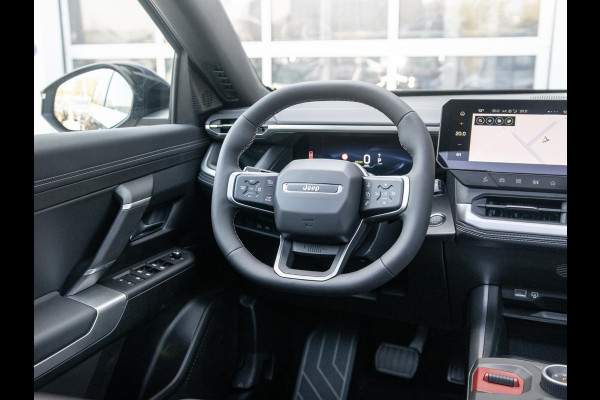 Jeep Compass First Edition 74 kWh | Adapt. Cruise | Camera | Carplay | 20" | Elektr. A-Klep | Navi | Winter Pack | Schuif/Kanteldak | Premium Pack | Conv. Pack | Warmtepomp
