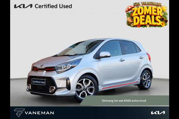 Kia Picanto 1.0 DPi GT-Line | Camera | Navi | Leder | Key-Less | 15” Velgen | Clima | PDC | Cruise | LED |