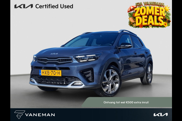 Kia Stonic 1.0 T-GDi MHEV GT-Line Automaat Cruise | Start/Stop | Half-leder | Stoel- en Stuurverwarming | LED | Camera | LMV |