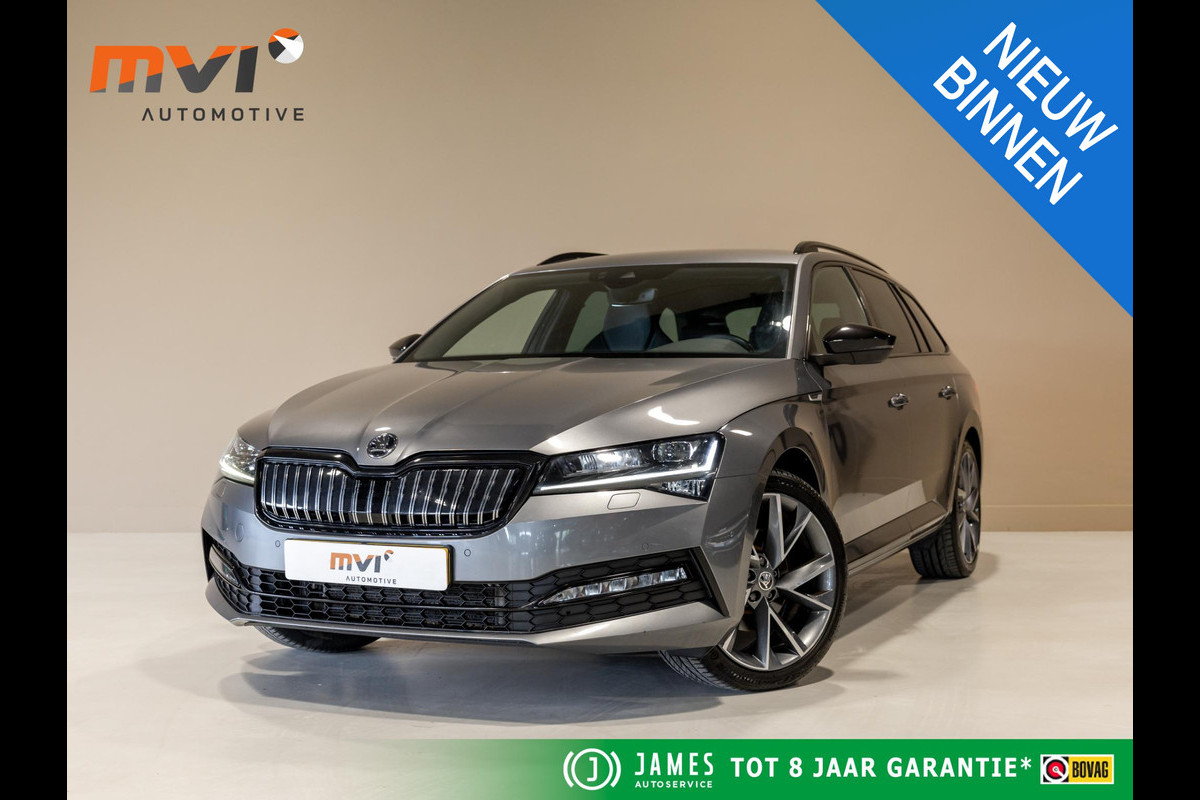 Škoda Superb Combi 1.4 TSI iV Sportline Business / 218pk / Trekhaak / Stoel en stuur verwarming /