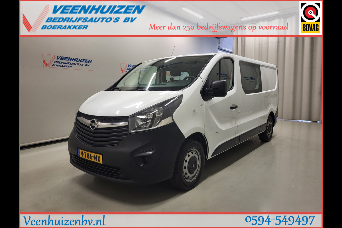 Opel Vivaro 1.6CDTI L2/H1 Dubbele Cabine Euro 6!