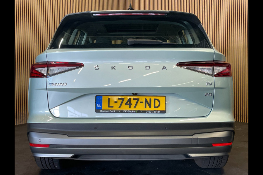 Škoda ENYAQ iV 80|89% SOH|GROTE ACCU|ACC|PANORAMADAK|HEAD-UP|STUURVERW.|CARPLAY/ANDROID|CAMERA|NAVI|NL-AUTO|NAP|1e EIG.|INCL.BTW|