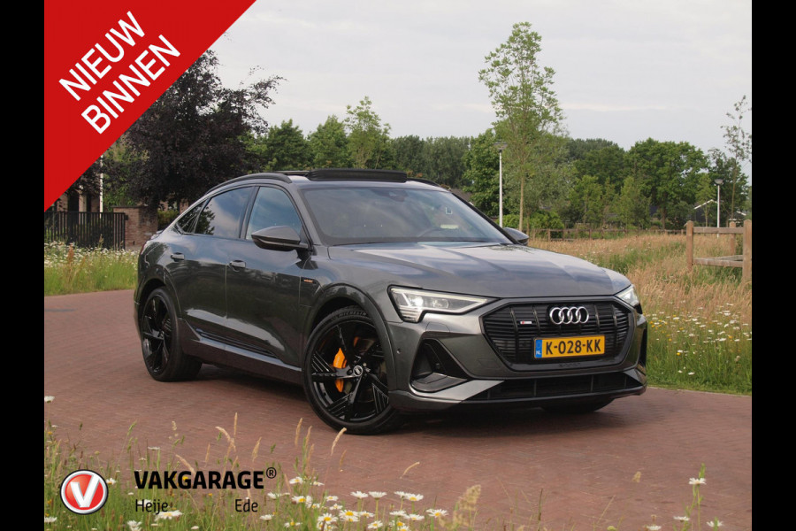 Audi e-tron Sportback 55 quattro S edition 95 kWh | Panoramadak | Camera | Sfeerverlichting | Bang & Olufsen | 22 inch |
