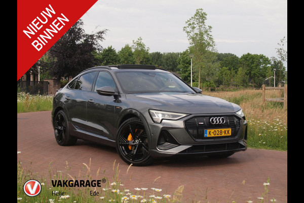 Audi e-tron Sportback 55 quattro S edition 95 kWh | Panoramadak | Camera | Sfeerverlichting | Bang & Olufsen | 22 inch |
