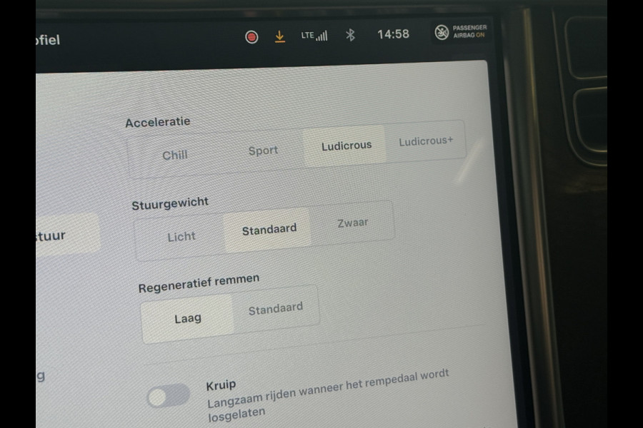Tesla Model S 100D Performance | 700PK | Schuifdak | 21'' inch | Stoel/Stuurverwarming