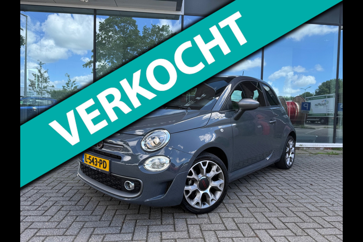 Fiat 500 1.0 Hybrid Sport - Panodak - Navi - Climate - Org.NL