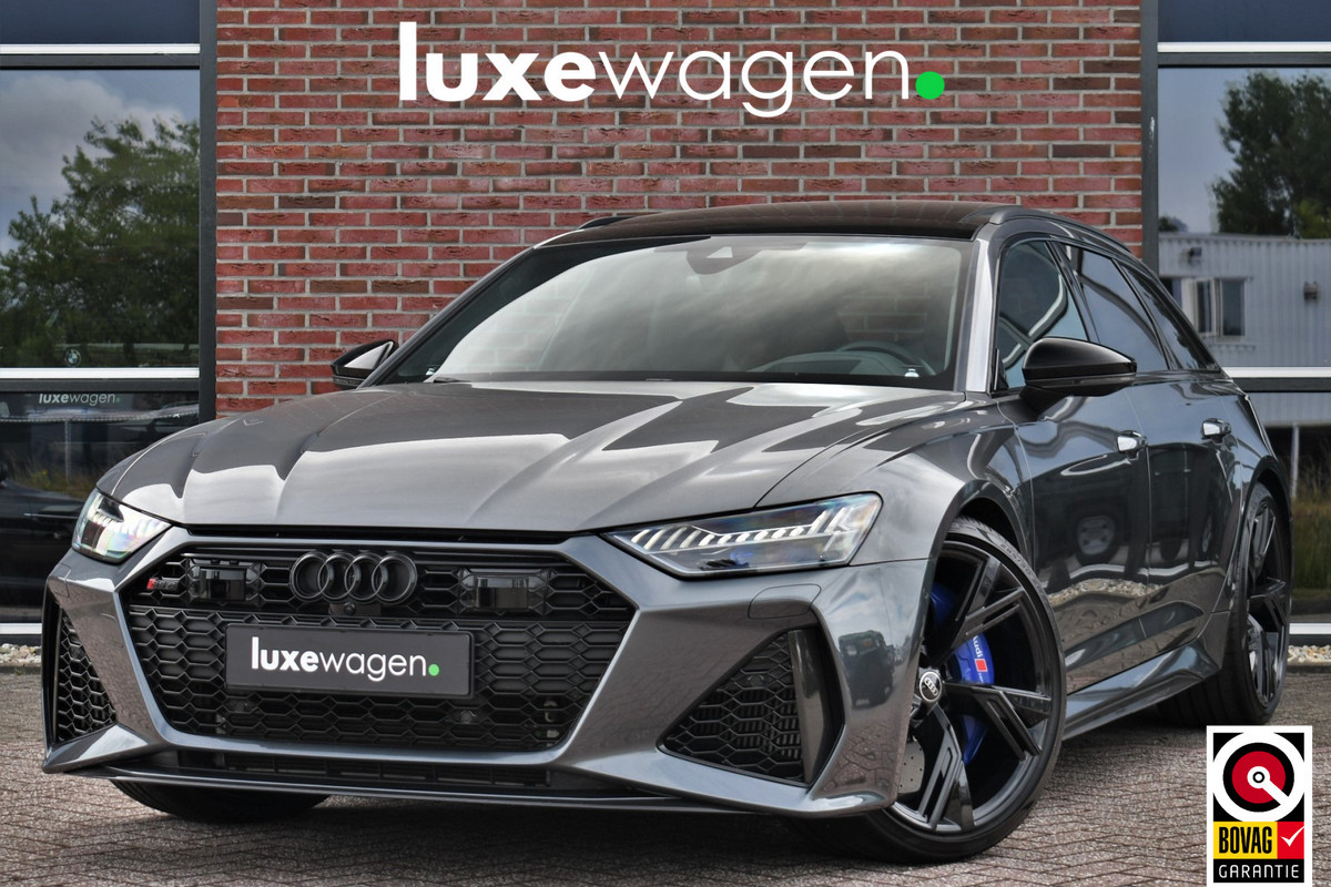 Audi RS6 Avant 4.0 TFSI quattro Dyn+ B&O-high Carbon Pano Ceramic HUD Alc-hemel Softclose Stoelvent