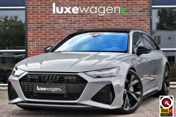 Audi RS6 Avant 4.0 TFSI quattro Nardo Keramisch Pano Sportuitl 4WS HUD ACC 22" Dynamic+