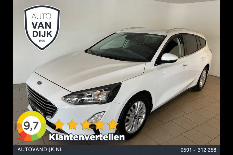 Ford FOCUS Wagon 1.0 EcoBoost Titanium X Business AUTOMAAT AIRCO NAVI CRUISE ELEK RAMEN CENT VERG CAMERA ZEER NETTE AUTO