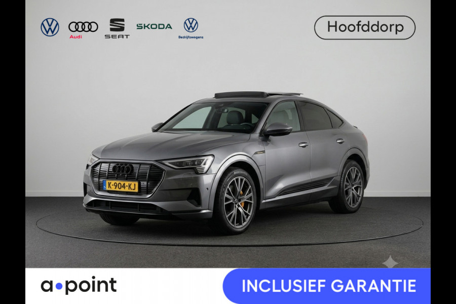 Audi e-tron Sportback 55 quattro Business edition Plus 95 kWh 408 pk | SOH 92,64% | Navigatie | Panoramadak | Parkeersensoren | Elektr. voorstoelen | Lichtmetalen velgen 21" | Luchtvering |