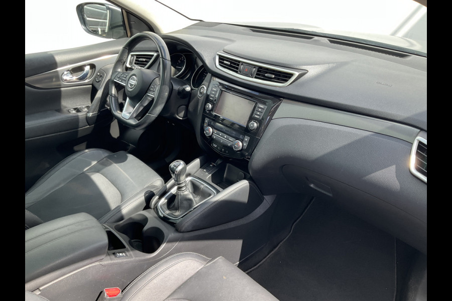 Nissan QASHQAI 1.3 DIG-T Tekna Pano 360° Stoelverw Keyless Hoogzitter Orig.NL Voll.Onderhouden!