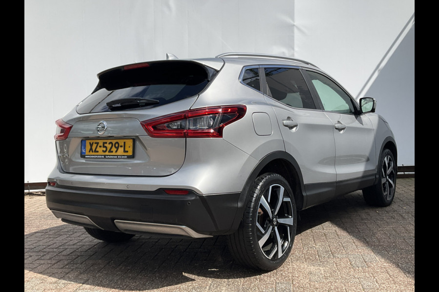 Nissan QASHQAI 1.3 DIG-T Tekna Pano 360° Stoelverw Keyless Hoogzitter Orig.NL Voll.Onderhouden!