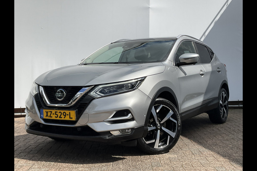 Nissan QASHQAI 1.3 DIG-T Tekna Pano 360° Stoelverw Keyless Hoogzitter Orig.NL Voll.Onderhouden!