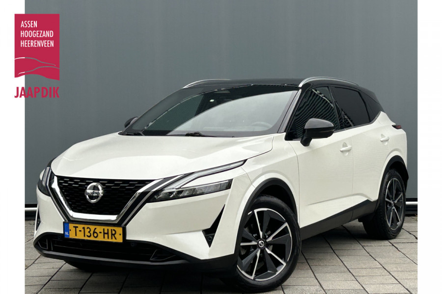 Nissan QASHQAI BWJ 2022 | 1.3 MHEV 141PK Tekna | TREKHAAK | PANO DAK | LEDER/STOF | 360 CAMERA | NAVI | CLIMA | CARPLAY | PDC 2X |