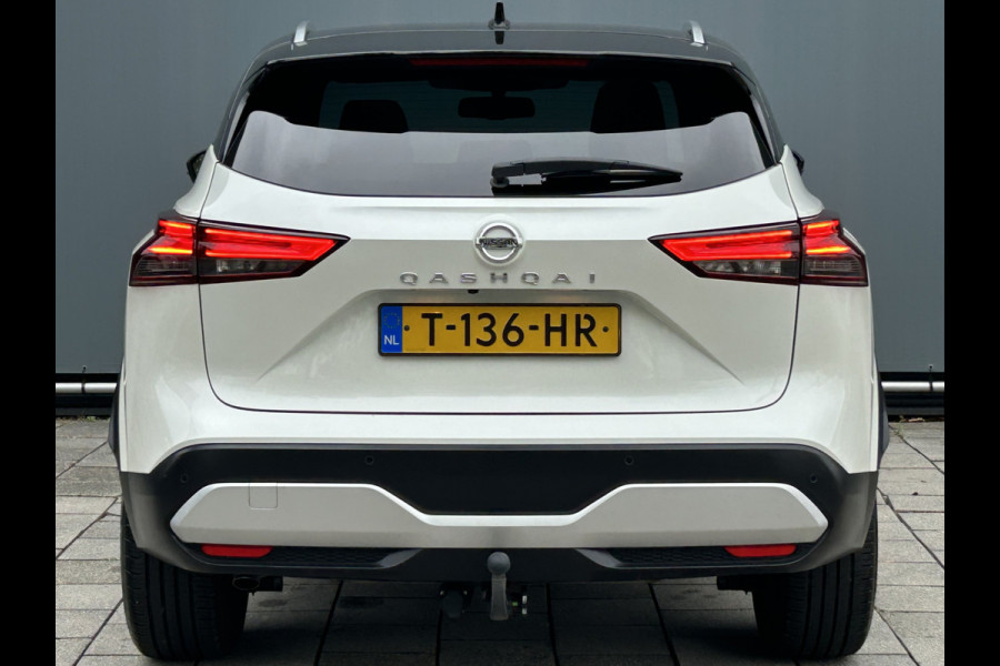 Nissan QASHQAI BWJ 2022 | 1.3 MHEV 141PK Tekna | TREKHAAK | PANO DAK | LEDER/STOF | 360 CAMERA | NAVI | CLIMA | CARPLAY | PDC 2X |