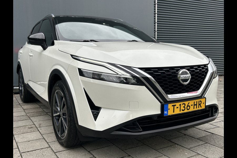 Nissan QASHQAI BWJ 2022 | 1.3 MHEV 141PK Tekna | TREKHAAK | PANO DAK | LEDER/STOF | 360 CAMERA | NAVI | CLIMA | CARPLAY | PDC 2X |