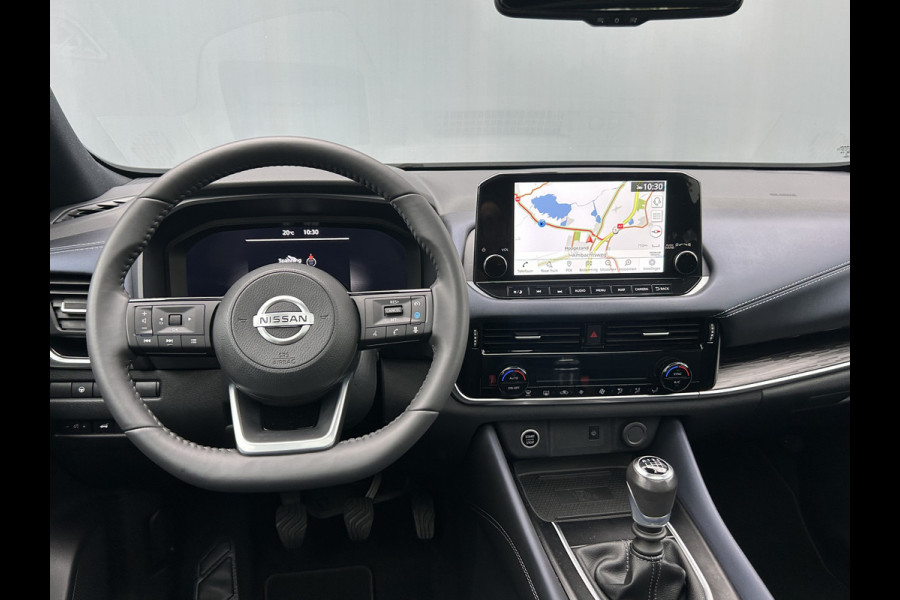 Nissan QASHQAI BWJ 2022 | 1.3 MHEV 141PK Tekna | TREKHAAK | PANO DAK | LEDER/STOF | 360 CAMERA | NAVI | CLIMA | CARPLAY | PDC 2X |