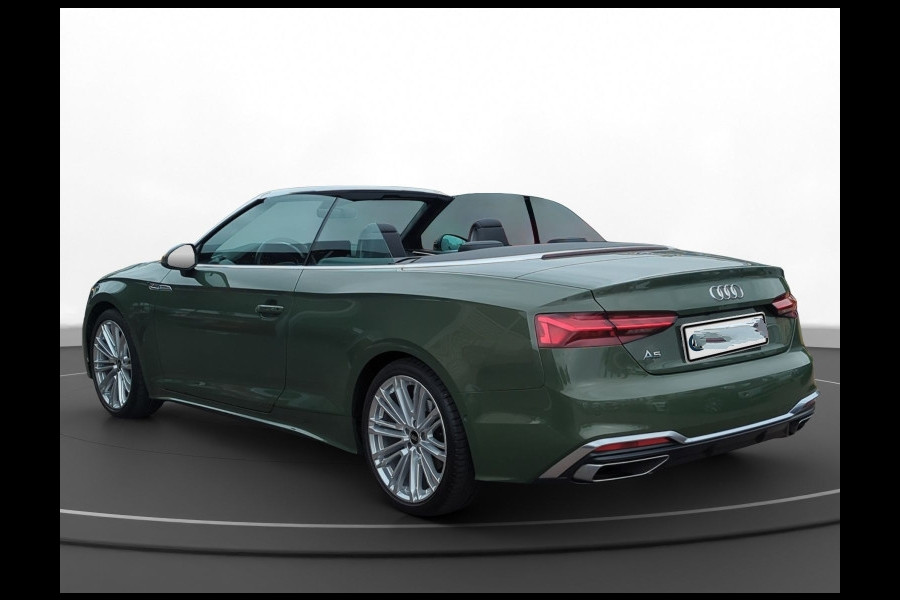 Audi A5 Cabriolet 40 Tfsi S-LINE (150kW/204pk) ** MATRIX, LEDER, S-SPORTST, TREKH, 19-inch LMV, ADAPT. CRUISE ** 1e EIG - UFALLFREI ** ** INFORMEER OOK NAAR ONZE AANTREKKELIJKE FINANCIAL-LEASE TARIEVEN **