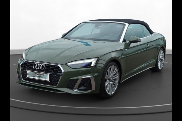 Audi A5 Cabriolet 40 Tfsi S-LINE (150kW/204pk) ** MATRIX, LEDER, S-SPORTST, TREKH, 19-inch LMV, ADAPT. CRUISE ** 1e EIG - UFALLFREI ** ** INFORMEER OOK NAAR ONZE AANTREKKELIJKE FINANCIAL-LEASE TARIEVEN **