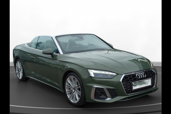 Audi A5 Cabriolet 40 Tfsi S-LINE (150kW/204pk) ** MATRIX, LEDER, S-SPORTST, TREKH, 19-inch LMV, ADAPT. CRUISE ** 1e EIG - UFALLFREI ** ** INFORMEER OOK NAAR ONZE AANTREKKELIJKE FINANCIAL-LEASE TARIEVEN **