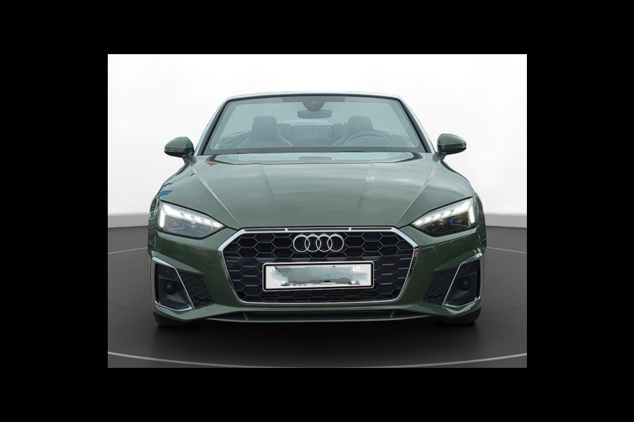 Audi A5 Cabriolet 40 Tfsi S-LINE (150kW/204pk) ** MATRIX, LEDER, S-SPORTST, TREKH, 19-inch LMV, ADAPT. CRUISE ** 1e EIG - UFALLFREI ** ** INFORMEER OOK NAAR ONZE AANTREKKELIJKE FINANCIAL-LEASE TARIEVEN **