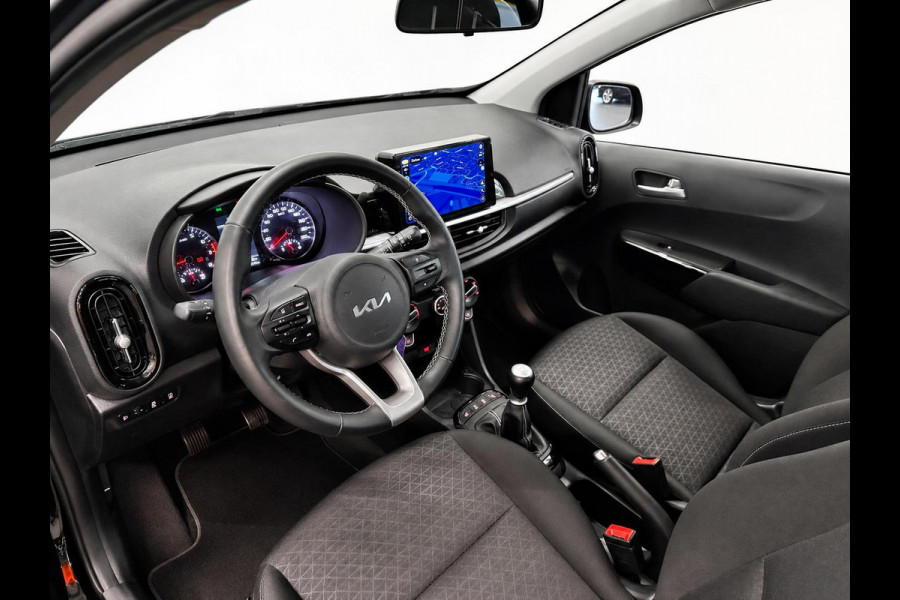 Kia Picanto 1.0 DPi ComfortLine Airco Wireless Carplay Navi Camera Achter Leder Stuurwiel Bluetooth Stoel/stuurwielverwarming