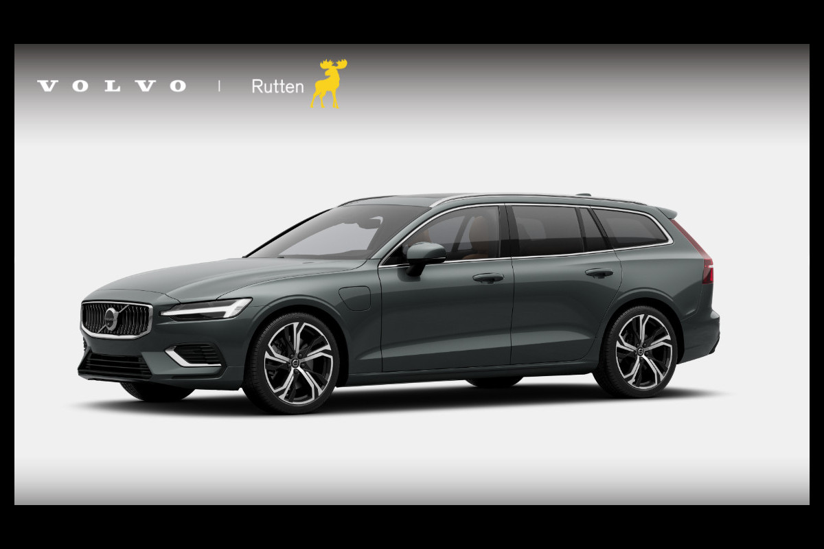 Volvo V60 T6 335PK Automaat Plug-in hybrid AWD Plus Bright Nappaleder/ Stoelventilatie en verwarming/ Head-up display/ Harman Kardon audio/ Elektrisch bedienbare stoelen met geheugen/ 360 camera/
