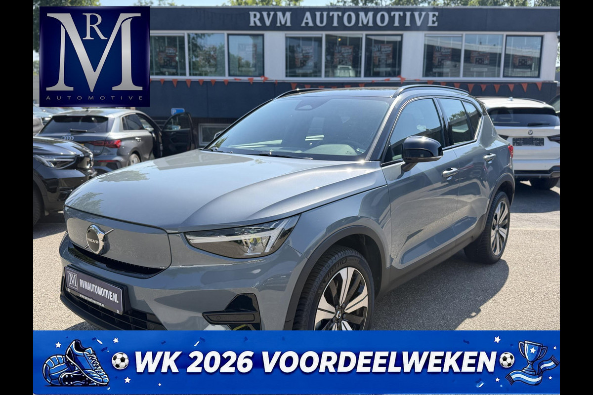 Volvo XC40 Recharge Core 70 kWh VAN: 32.900,- VOOR: 30.877,- UW WKVOORDEEL: 2.023,- | SOH 96% | VOLVO DEALER ONDERHOUDEN| ACHTERUITRIJCAMERA| WARMTEPOMP| STOEL + STUURVERWARMING