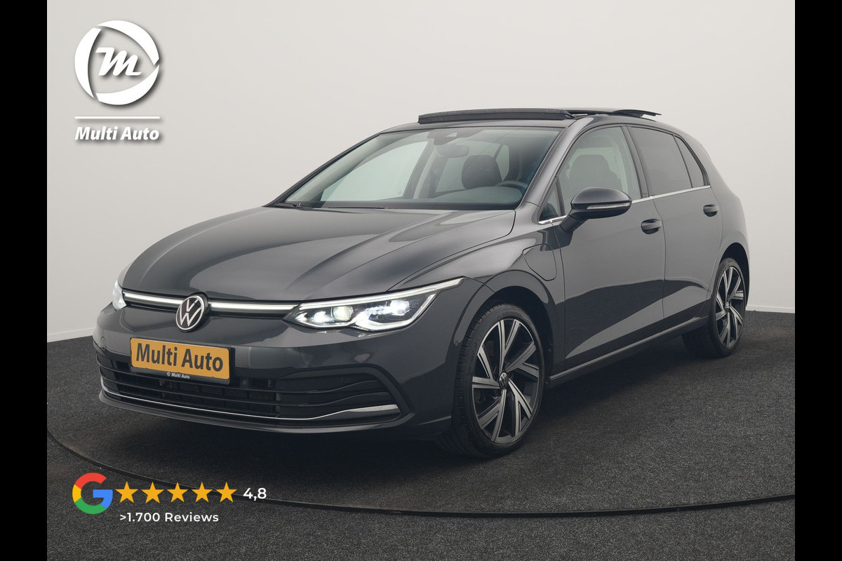 Volkswagen Golf 1.4 eHybrid Style PHEV 204pk Dealer O.H. | Trekhaak Af Fabriek | Panodak | Adaptive Cruise | Camera | IQ Light | Alcantara Sportstoelen Memory & Massage | Sfeerverlichting | Apple Carplay | Stoelen & Stuur Verwarmd | Blis | Keyless  | Plug In Hybrid |