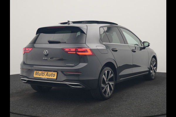 Volkswagen Golf 1.4 eHybrid Style PHEV 204pk Dealer O.H. | Trekhaak Af Fabriek | Panodak | Adaptive Cruise | Camera | IQ Light | Alcantara Sportstoelen Memory & Massage | Sfeerverlichting | Apple Carplay | Stoelen & Stuur Verwarmd | Blis | Keyless  | Plug In Hybrid |