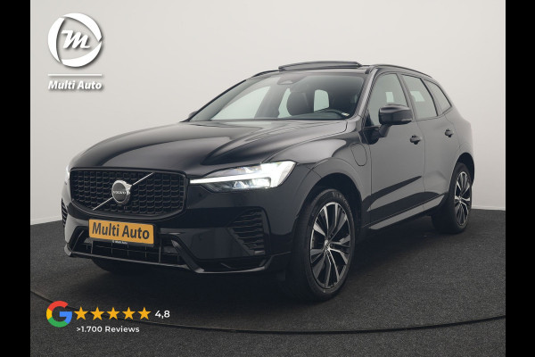 Volvo XC60 T8 AWD Plus Dark LONG RANGE PHEV 455pk Dealer O.H. | Trekhaak Af Fabriek | Panodak | Lederen Sportstoelen Memory & Verwarmd | Stuur Verwarmd | Keyless | Apple Carplay | Google Assistent | DAB | 20"L.M | Cruise Control | Plug In Hybrid |