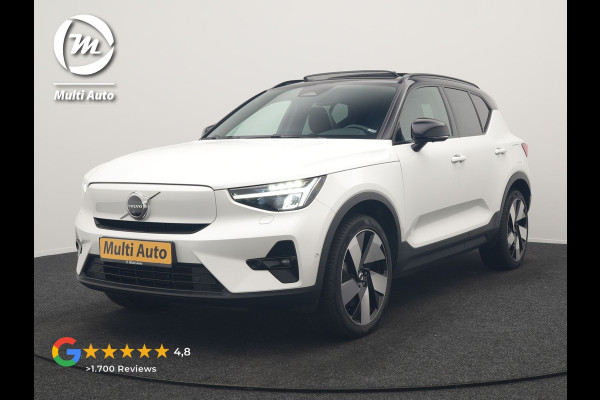 Volvo XC40 Recharge Ultimate 69 kWh 231pk Dealer O.H. | Trekhaak Af Fabriek | Panodak | Wartmepomp | Adaptive Cruise | 360 Camera | Harman / Kardon | Sportstoelen Memory & Verwarmd | Keyless | Blis | Apple Carplay | Google | Stuur Verwwarmd |