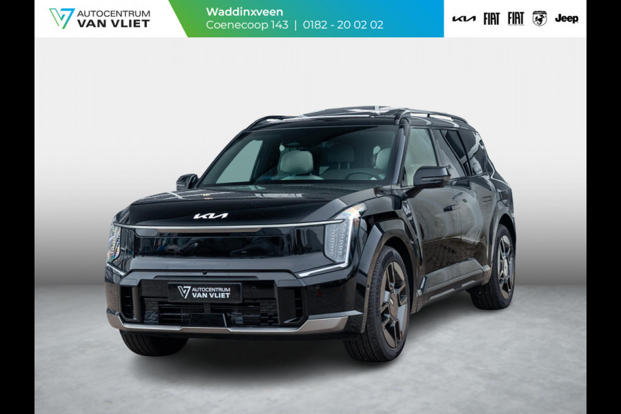 Kia EV9 GT-Line AWD 99.8 kWh | 7-Pers. | 21" | Head-Up | Stoel-/Stuurverwarming | Premium Audio | Schuif-/kanteldak | Adapt. Cruise | Navi