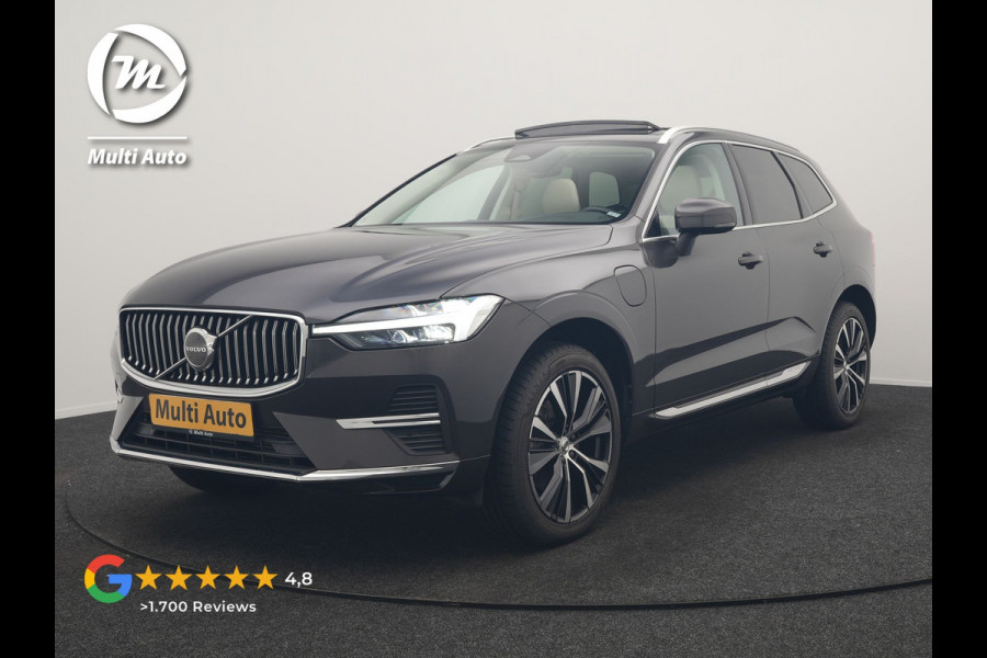 Volvo XC60 T6 AWD Plus Bright LONG RANGE PHEV 350pk Dealer O.H. | Panodak | Adaptive Cruise | Camera | Lederen Sportstoelen Memory & Verwarmd | Blis | Keyless | Apple Carplay | Stuur Verwarmd | Google Assistent | Plug In Hybrid |