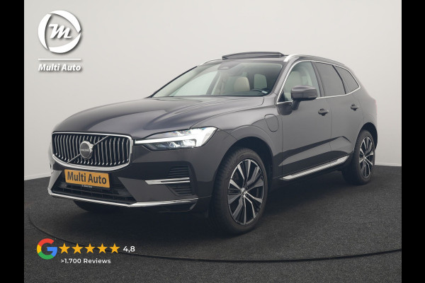 Volvo XC60 T6 AWD Plus Bright LONG RANGE PHEV 350pk Dealer O.H. | Panodak | Adaptive Cruise | Camera | Lederen Sportstoelen Memory & Verwarmd | Blis | Keyless | Apple Carplay | Stuur Verwarmd | Google Assistent | Plug In Hybrid |