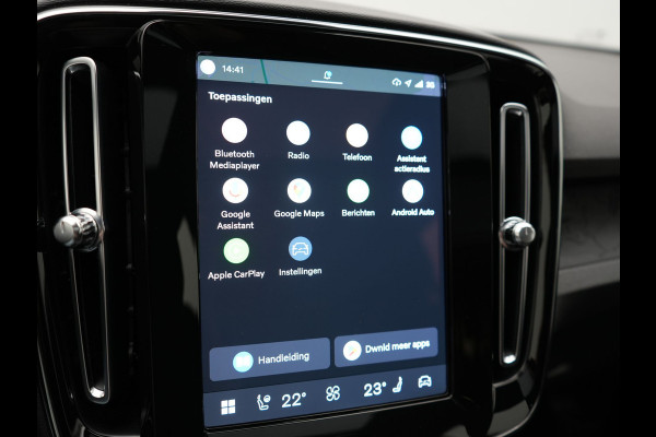 Volvo XC40 Ultimate Recharge Pure 69kWh 231pk Dealer O.H. | Panodak | Warmtepomp | Adaptive Cruise | 360 Camera | Harman / Kardon | Sportstoelen Memory & Verwarmd | Keyless | Blis | Apple Carplay | Google Assistent | DAB |