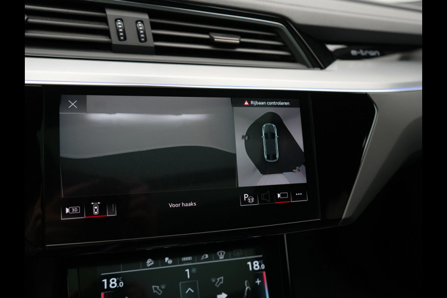Audi Q8 Sportback e-tron 55 quattro 2x S Line 114 kWh 408pk Dealer O.H. | Luchtvering | Panodak | Head Up | 360 Camera | Matrix LED | Alcantara Sportstoelen Memory & Verwarmd | Keyless | Sfeerverlichting | Apple Carplay | Navigatie | DAB |