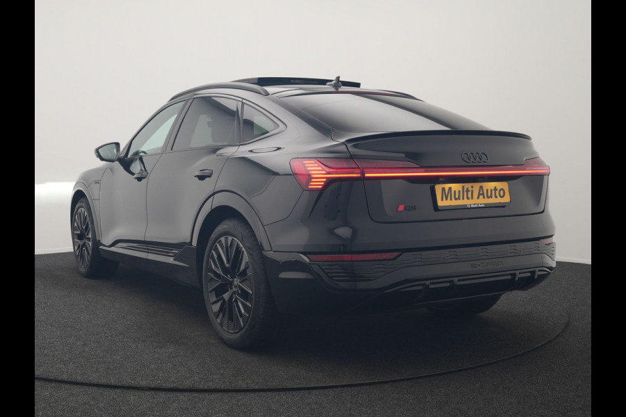 Audi Q8 Sportback e-tron 55 quattro 2x S Line 114 kWh 408pk Dealer O.H. | Luchtvering | Panodak | Head Up | 360 Camera | Matrix LED | Alcantara Sportstoelen Memory & Verwarmd | Keyless | Sfeerverlichting | Apple Carplay | Navigatie | DAB |